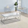 Evelyn - 3 Piece Table Set - Chrome