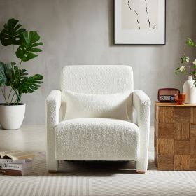 Mirod Sleek Right-Angle Armrests, Ergonomic Lumbar Support, Square Wooden Block Legs, Inclined Seat for Comfort