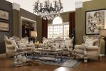 ACME Ranita Sofa w/7 Pillows in Fabric & Champagne 51040