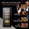 35L Cigar Humidors with Cooling and Heating Function , 250Counts Capacity Cigar Humidor Humidifiers with Constant Temperature Controller