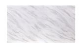 ACME Zander Coffee Table, White Printed Faux Marble & Mirrored Silver Finish 87355