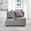 Chair Bed 4 in 1 Convertible Recliner Couch Sleeper Sofa Bed w/Sturdy Wood Frame for Living Room, Bedroom, Small Space Polyester Upholstery Beige Grey