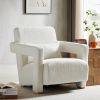 Mirod Sleek Right-Angle Armrests, Ergonomic Lumbar Support, Square Wooden Block Legs, Inclined Seat for Comfort