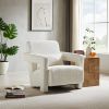 Mirod Sleek Right-Angle Armrests, Ergonomic Lumbar Support, Square Wooden Block Legs, Inclined Seat for Comfort