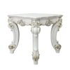 ACME Vendom II End table, Antique Pearl Finish LV01333