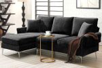[VIDEO provided] [New]84 " Convertible Sectional Sofa, Modern Chenille L-Shaped Sofa Couch with Reversible Chaise Lounge, Fit for Living Room