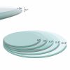 24" Inch Round Tempered Glass Table Top Clear Glass 3/8" Inch Thick Beveled Polished Edge