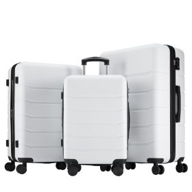 Hard Shell Luggage (Option: White3p)