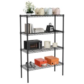Adjustable Metal Wire Rack Heavy Vertical Rack (Option: 4Tier)