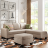 [New] [VIDEO provided] 81.1*76.3*35" Reversible Sectional Couch with Storage Ottoman L-Shaped Sofa,Sectional Sofa with Chaise