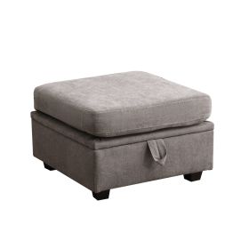 Modular Sectional Sofa, Convertible Sofa Couch with Storage, Sleeper Sectional Sofa Set, Flexible Modular Combinations Fabric Couch for Living Room (Color: as Pic)