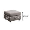 Modular Sectional Sofa, Convertible Sofa Couch with Storage, Sleeper Sectional Sofa Set, Flexible Modular Combinations Fabric Couch for Living Room